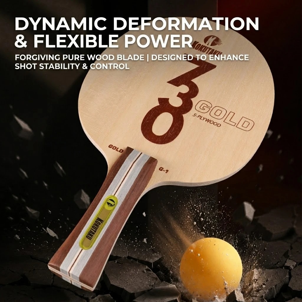 Lâmina de Tênis de Mesa Kokuta - Tennis Racket avaliação e preço