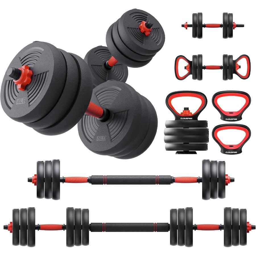 Conjunto de halteres ajustávei - Dumbbell Set avaliação e preço