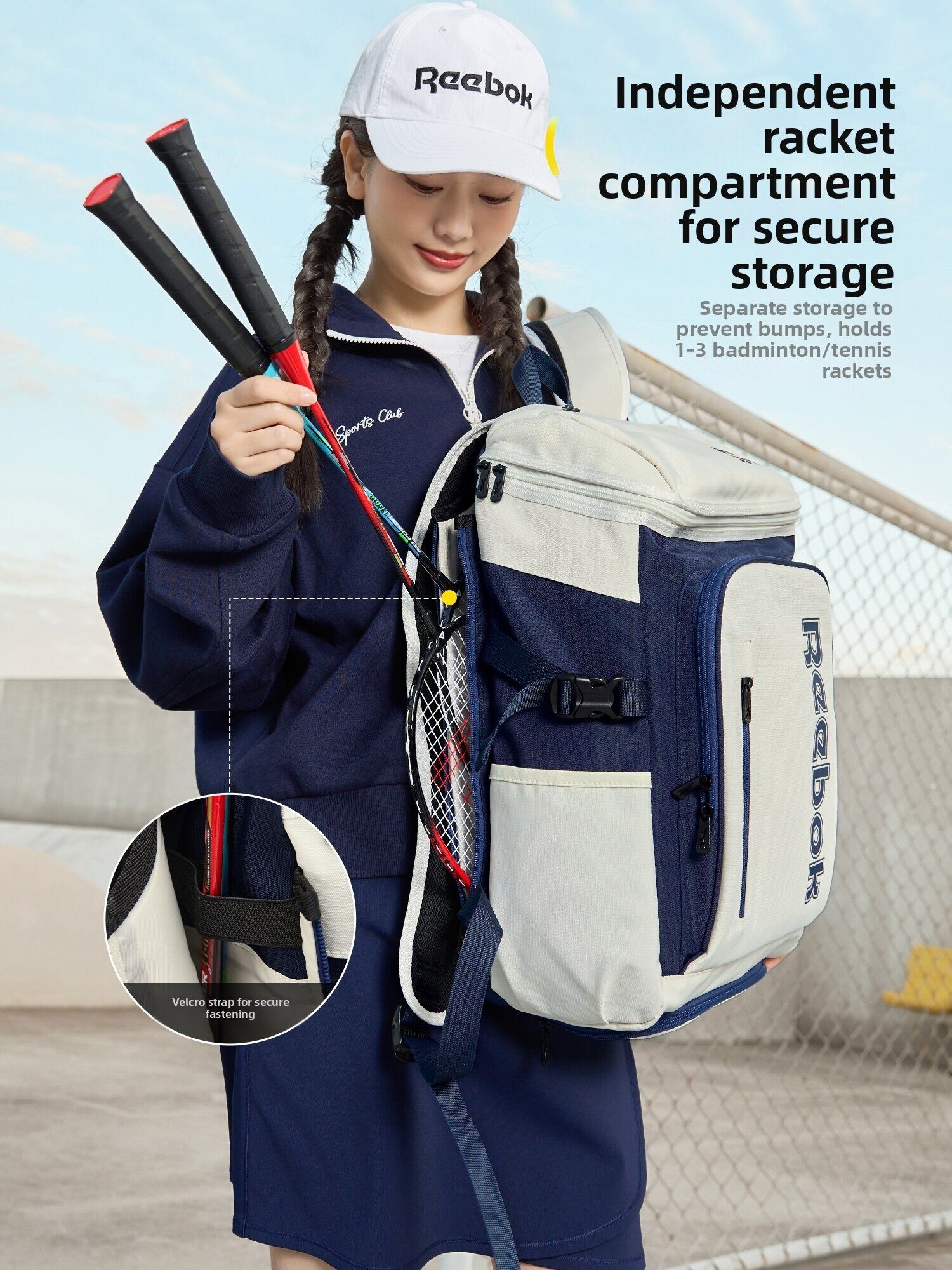 Mochila Esportiva Unissex REEB - Badminton Racket avaliação e preço